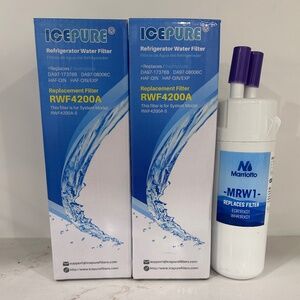 IcePure RWF4200A Refrigerator Water Filter + Marriott MRW1 Replacement Filter Lo